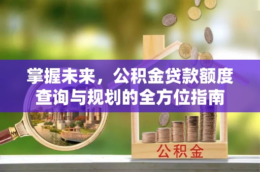 扬中掌握未来，公积金贷款额度查询与规划的全方位指南